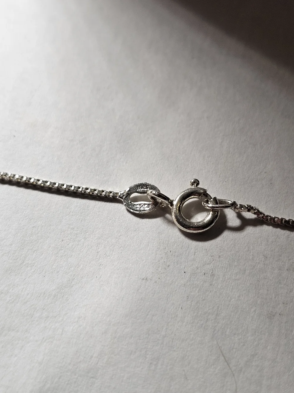 Men's Sterling Silver Cross Pendant Necklace 18